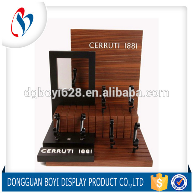 Dongguan Factory Custom MDF Painted Wood Wrist Watch Holder Stand