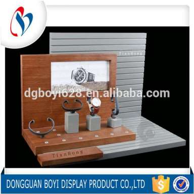 China Factory Custom MDF Wooden Jewelry Watch Display